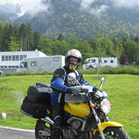 Tour de l'Autriche à moto